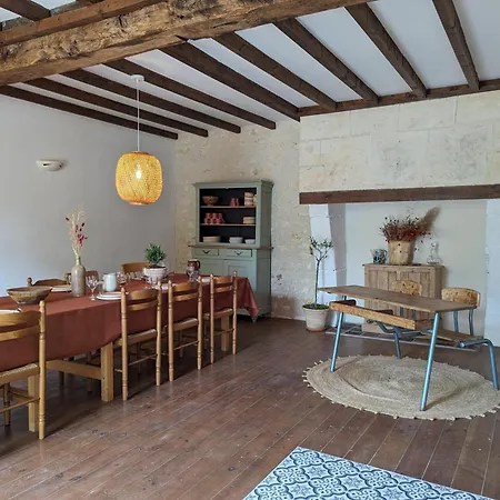 Gite Familial Avec Piscine Privative, Grand Jardin Et Recharge Voiture Electrique, Pres D'aubeterre-sur-dronne - Fr-1-653-256